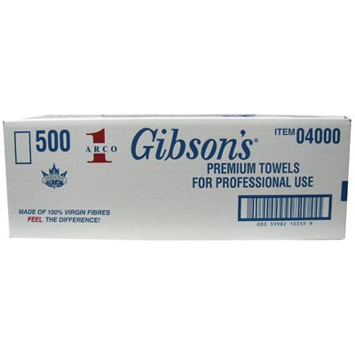 Serviettes Gibson (b / 500)
