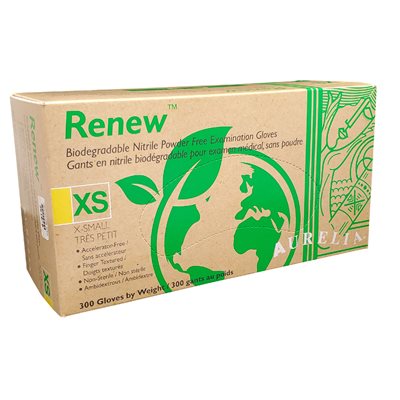 Biodegradable Green Nitrile Gloves (EXTRA SMALL)